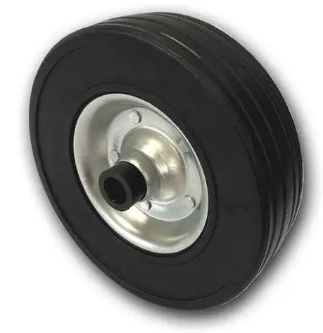 Spare Wheel for Trailer Jockey Wheels 220mm x 65mm Metal Centre Rubber Tyre