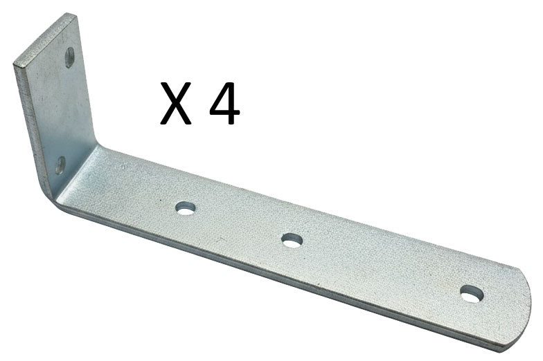 4 X Trailer Mudguard Heavy Duty Mounting Brackets 210mm Long