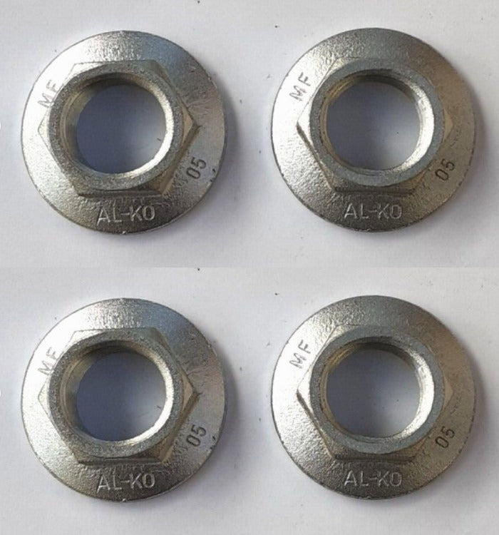Four Genuine Alko 32mm (M24) One Shot Flanged Hub Nuts for 1637/2051 Drums