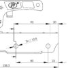 Steelpress Trailer Unbraked Pressed Steel Coupling 60mm Box 750kgs MP71503