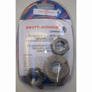 Pack of 2 Genuine Knott M24 Castellated Trailer Hub Nuts 574006 SB024