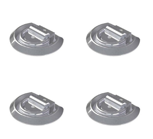 4 x Surface Mounted Lashing Rings Tie Down Bolt On