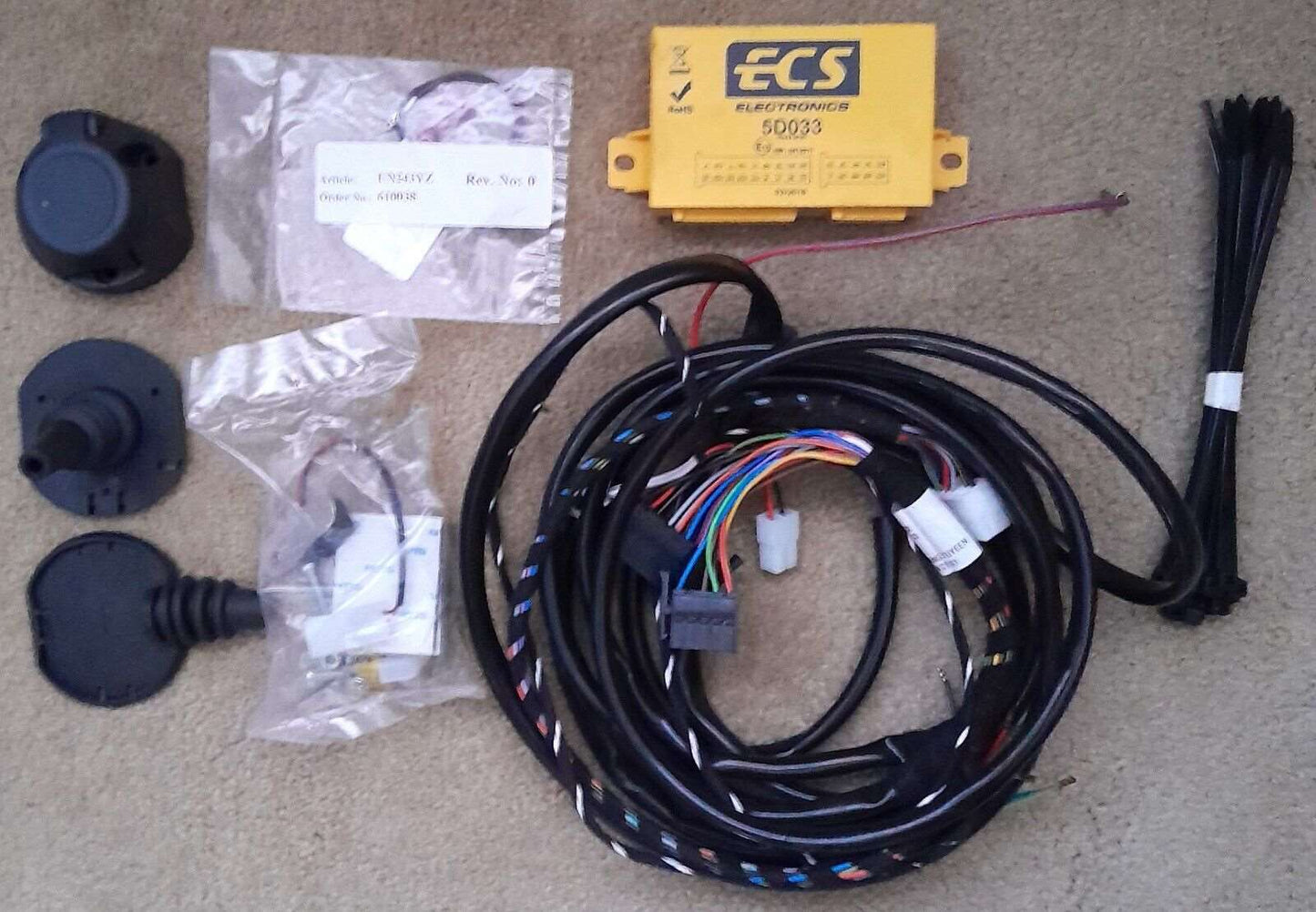 ECS 7 Pin Towbar Car Specific Wiring KIA Niro Hybrid Niro Plug in Hybrid Stinger