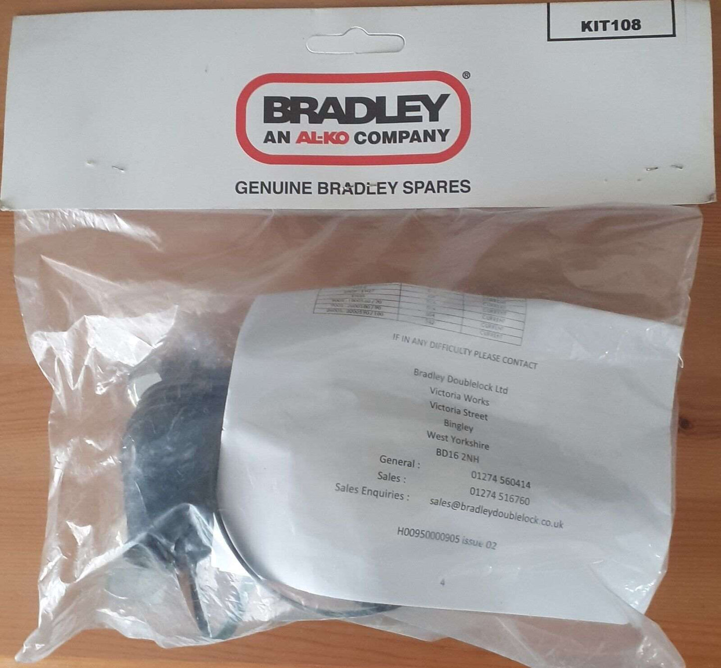 Genuine Bradley Kit108 Rubber Bellows Gaiter HU9 HU10 & HU12 & HU14 With Eyes