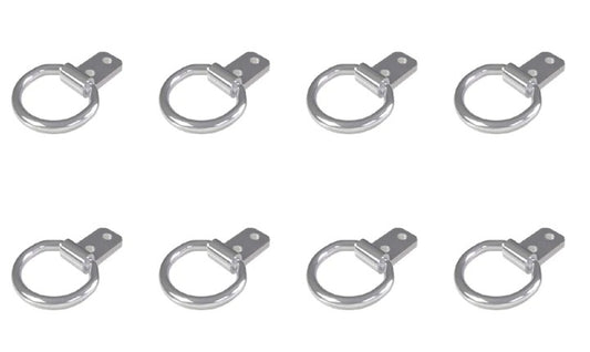 Pack of eight 40mm Small Lashing Ring Tie Down Bolt On