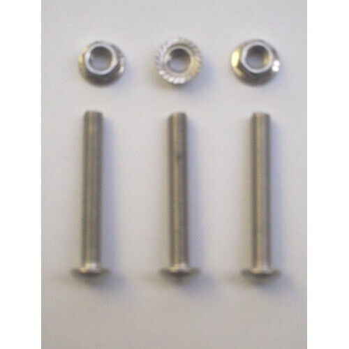 Pack of 3 Socket Mounting Screws and Nuts Stainless Steel 7 Pin & 13 pin Sockets
