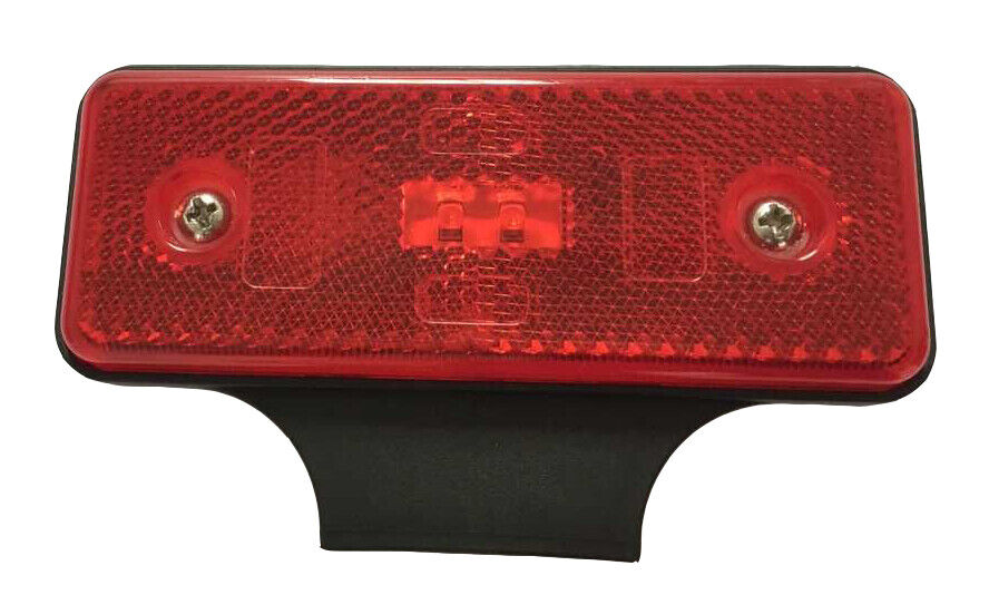 LED Red Marker Light with Bracket 12V/24V Trailers