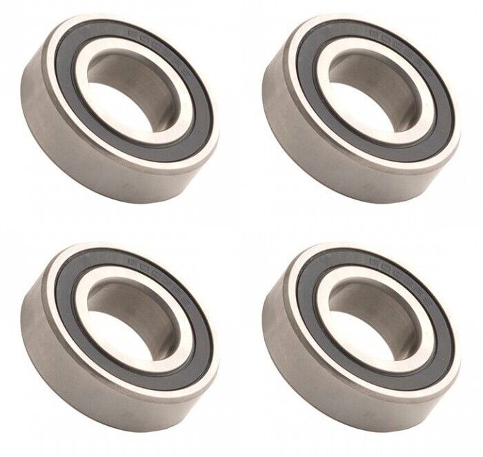 Four Sealed 17mm Metric Ball Race Bearings Trailer Hub ID17 x OD40 x W12mm