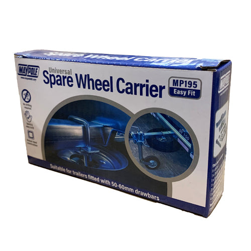 Maypole MP195 Universal Spare Wheel Carrier Plated Easy to Fit No Drilling