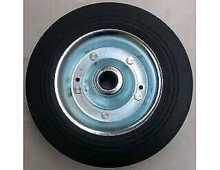 Spare Wheel for Trailer Jockey Wheels 200mm x 50mm Metal Centre Rubber Tyre