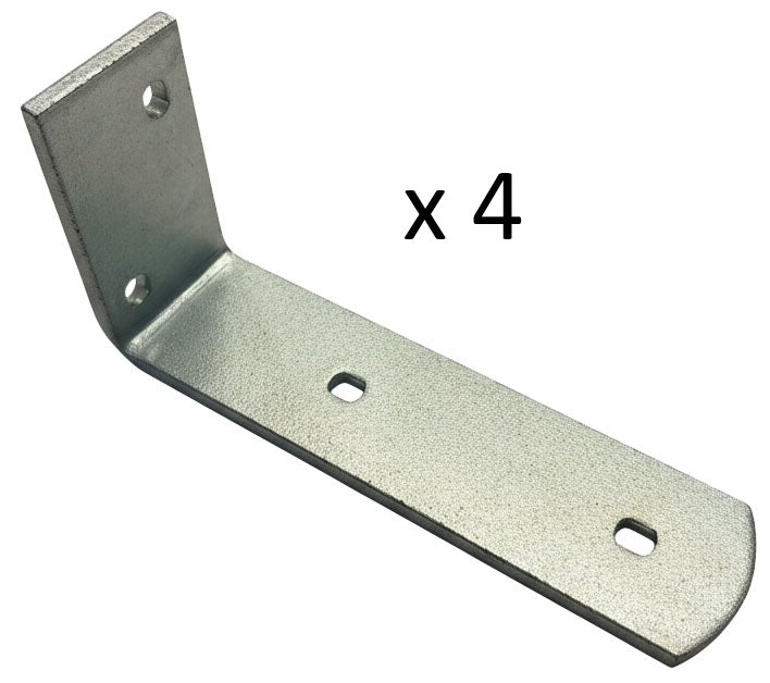 4 X Trailer Mudguard Heavy Duty Mounting Brackets 164mm Long