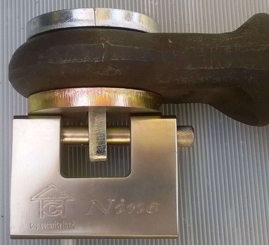 Heavy Duty Trailer Hitch Lock and Security Padlock for 40mm & 50mm Eye Couplings