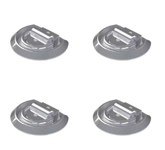 4 x Surface Mounted Lashing Rings Tie Down Bolt On