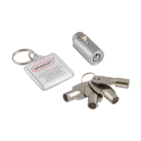 Bradley Lockit 1-2 Coupling Security Hitch Couping Barrel Lock with 4 Keys