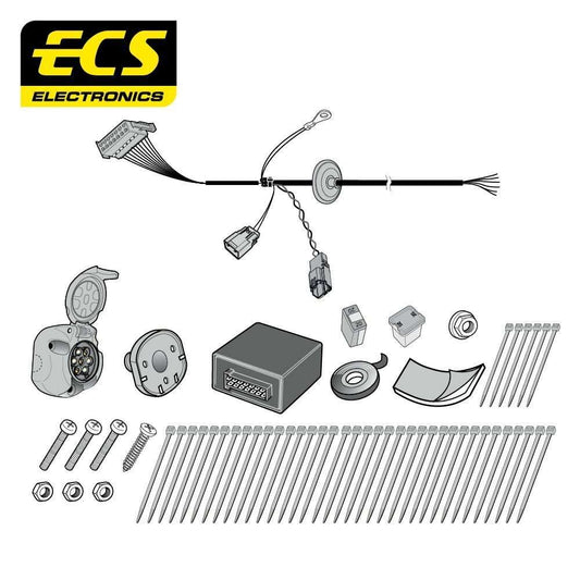 7 Pin Vehicle Specific Wiring Kit Ford Custom 2016-2021 ECS FR-083-01U