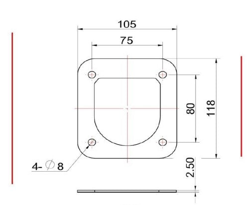 Heavy Duty Trailer Lorry Pickup Recessed Lashing Tie Down Ring & Floor Plate